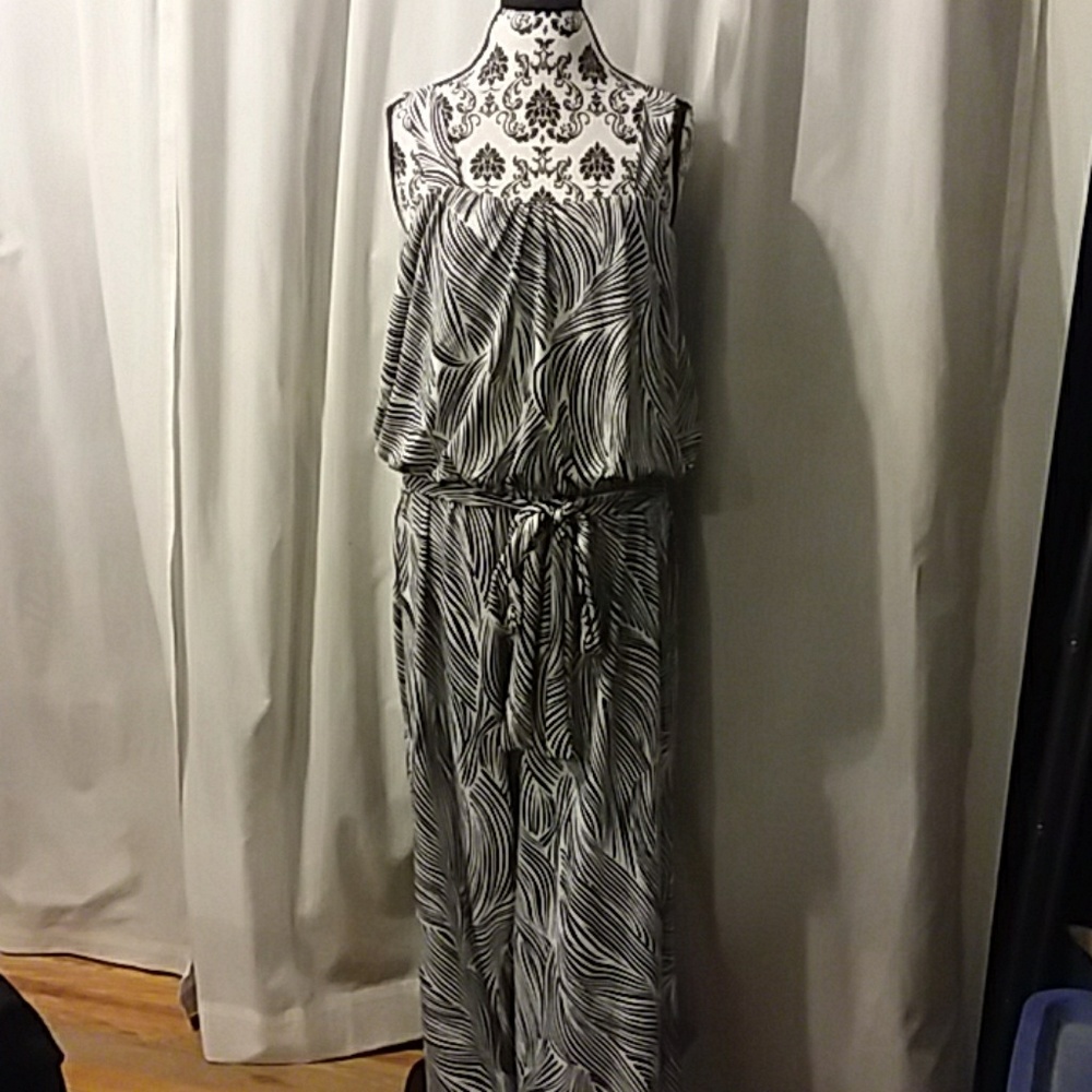 Zebra print romper